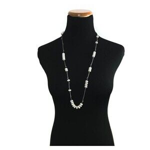J.Crew Women's Necklace Beaded Bead‎ Long Length Layering